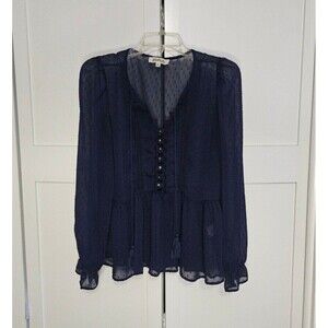 Listicle peplum top size L